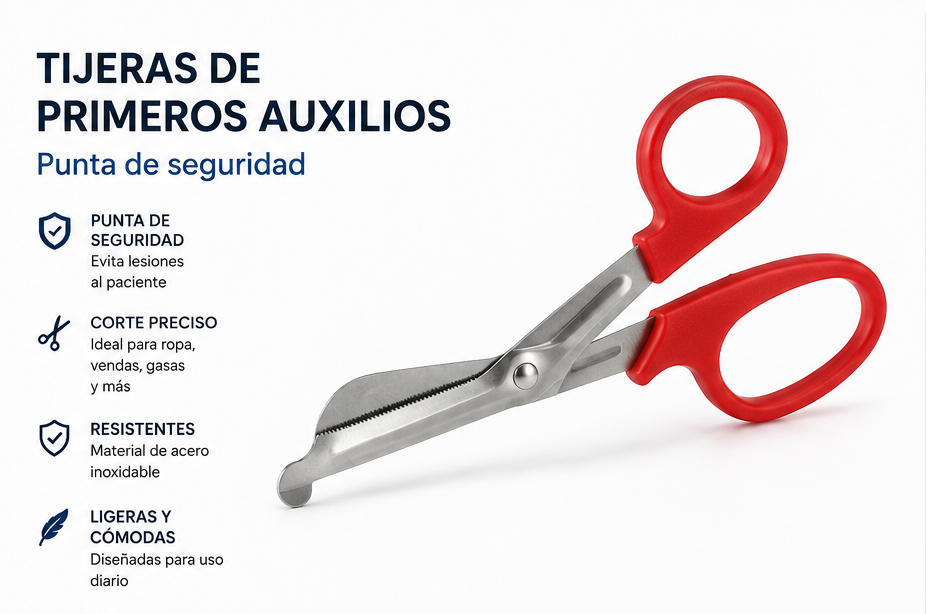 Tijeras de Primeros Auxilios Profesionales