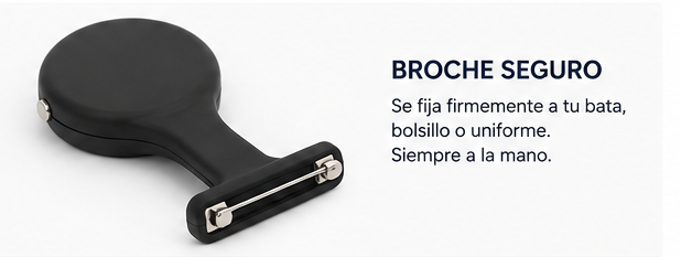 Reloj con broche