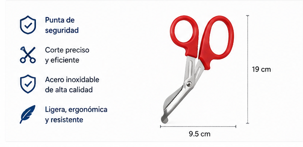 Tijeras de Primeros Auxilios Profesionales