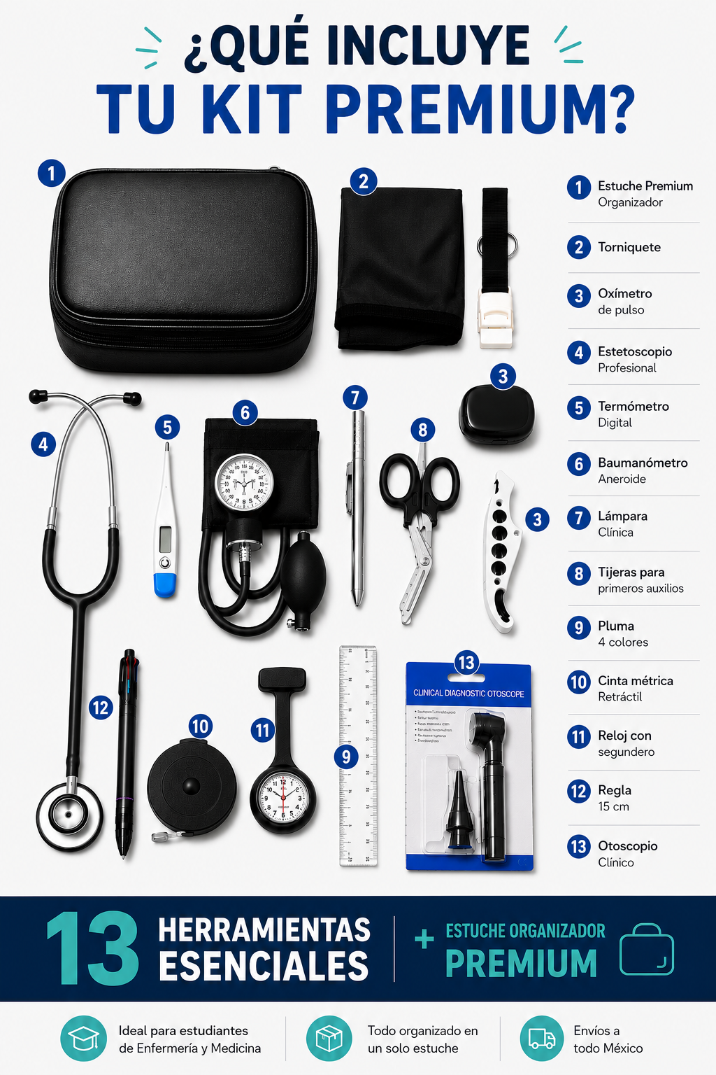 Kit de Diagnóstico Clínico Premium (El más vendido🔥)